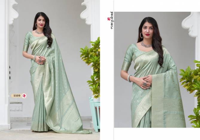Majubaaa Maaisha Festive Wear Banarasi Silk Designer Fancy Saree Collection